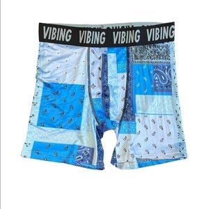 Brooklyn cloth Light Blue Bandana Mix Print boxer briefs